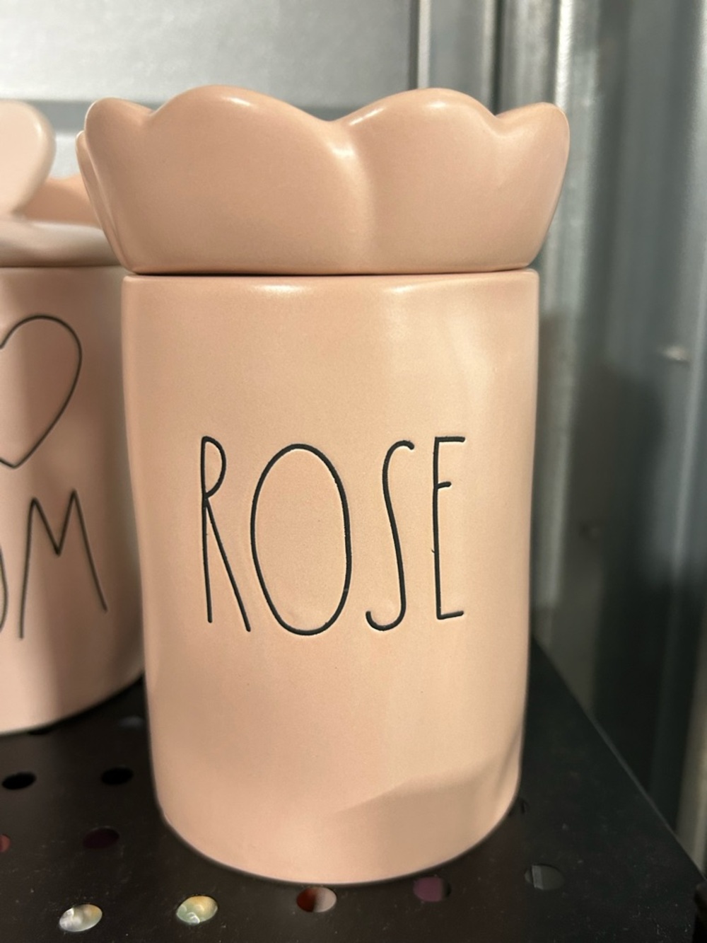 Rae Dunn Rose Candle - Blush Pink